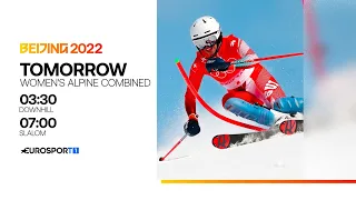 2022 Eurosport. Beijing Olympics. Women's Alpine Combined (INT)