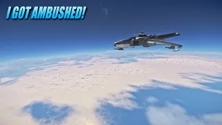 [4K] Getting Bounty Hunted F7C Hornet vs F8C Lightning - Star Citizen