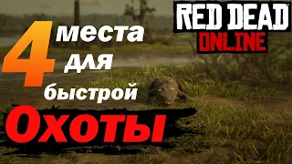 4 Места для быстрой охоты в Red Dead Online
