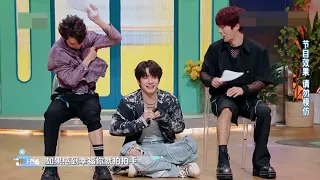 《你好星期六》Hello Saturday 眼疾手快游戏比拼 张颜齐反向卡点  Zhang Yanqi gets stuck in the reverse direction