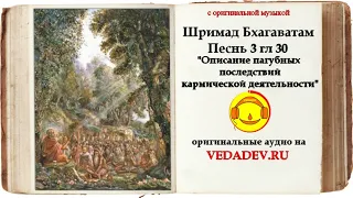 Шримад Бхагаватам Песнь 3 глава 30 "Описание пагубных последствий кармической деятельности"