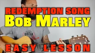 Redemption Song - Acoustic Guitar Lesson - Bob Marley