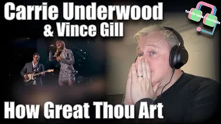 CARRIE UNDERWOOD & VINCE GILL - How Great Thou Art (COUNTRY MUSIC REACTION!!!)