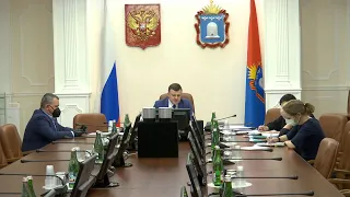 Обстановку по коронавирусу обсудил Александр Никитин с главами городов Тамбовской области