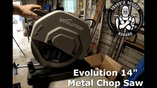 Evolution 14" Metal Chop Saw (S355CPSL) - Best Saw I Have Ever Used!