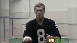 Ray Guy Punting Instruction - How to Punt a Football - "Achieving a Spiral"- Lesson 9