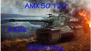 AMX 50 120 - 6800 Dmg - 4 Kills - Warning: Gold Spam