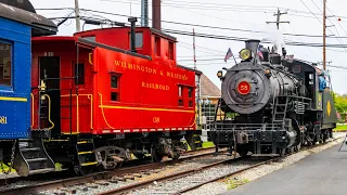 [4K] Wilmington & Western Returns to Hockessin with 114 Year Old Steam Locomotive!