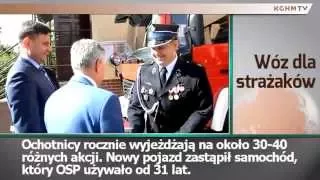 2015 09 23 KGHM przekazał wóz strażacki dla Niemstowa