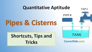 Pipes and Cisterns - Shortcuts & Tricks for Placement Tests, Job Interviews & Exams