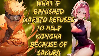 What if Banished Naruto refuses to help Konoha because of Sakura!? | Part 1