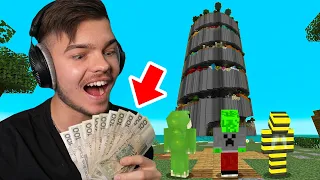 KTO PIERWSZY PRZEJDZIE NAJDŁUŻSZY SPIRAL PARKOUR w Minecraft WYGRYWA 1000ZŁ!