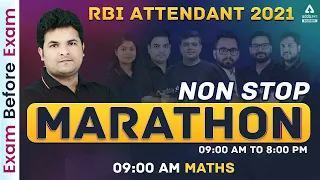 RBI Office Attendant 2021 | Maths Marathon | Exam Before Exam | Adda247