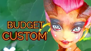 Budget Custom Art Doll / Monster High Gilda Ooak Doll Repaint | Doll Repaint For Beginner Artist's