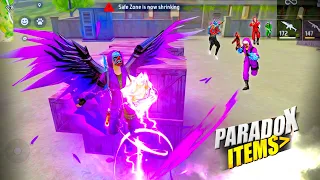 FREEFIRE 🔥Solo vs Squad With Paradox Ring Items and Hyperbook 🤯 22 Kills Garena free fire #freefire