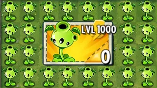 Pvz 2 Challenge - 1000 All Plants Pea Vs Team Modern Day Zombie LEVEL 100 - Who Will Win?