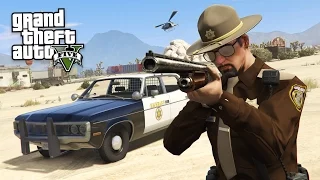 GTA 5 PLAY AS A COP MOD - SHERIFF POLICE PATROL!! (GTA 5 Mods Gameplay)