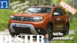 Dacia Duster 2022 ✅ Nuovo con restyling prova completa (cambio automatico EDC, 4x4 e GPL) 🔍 ⚙