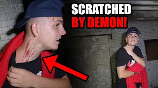 SCRATCHED BY DEMON - OVERNIGHT at PENNHURST INSANE ASYLUM