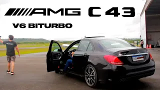 MERCEDES AMG C43 STAGE 2 | V6 BITURBO ANDA BEM??