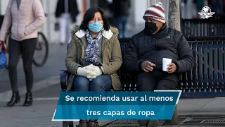 Activan doble alerta por bajas temperaturas y heladas en 7 alcaldías de la CDMX