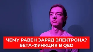 Чему равен заряд электрона? Бета-функция в QED. Однопетлевое вычисление (Павел Мещеряков)