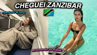 VIAJANDO PARA ZANZIBAR PELA 1ª VEZ! Arrumando malas + chegando lá