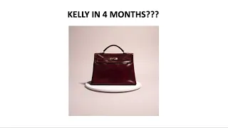 HERMES KELLY IN 4 MONTHS??? HOW DID MY FRIEND GET A QUOTA BAG SUPER FAST???