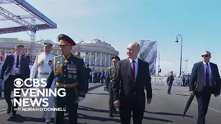 Putin presides over military parade with no mention of war in Ukraine