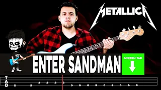 【METALLICA】[ Enter Sandman ] cover by Dotti Brothers | LESSON | BASS TAB