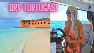 200 Mile Boat Trip to Dry Tortugas with 80 Gallon Fuel Bladder in our Jeanneau 895 power boat!