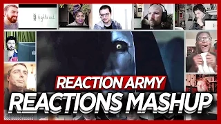 Lights Out Official Trailer Reactions Mashup (Very Scary)