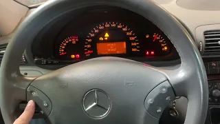 Mercedes C class W203 Service reset