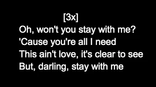 Jessie J - Stay With Me ( Lyrics Video)