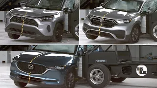 Mazda CX-5 vs Toyota RAV4 vs Honda CR-V – New tougher side crash test