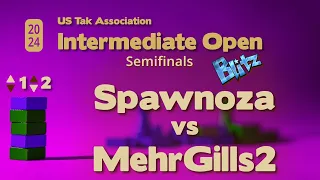 Spawnoza vs MehrGills - 2024 March Intermediate Tak Open BLITZ TIEBREAKER - Live Commentary