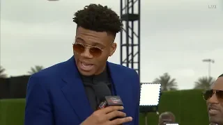 Giannis Antetokounmpo explains what winning the MVP trophy would mean to him | 2019 NBA Awards