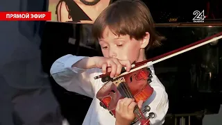 N. Paganini - F. Kreisler - Campanella". Luka Moromov is 8 years old