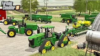 BUSY DAY ON THE FARM! WHEAT HARVEST & JD 9RX DEMO (ROLEPLAY) | FARMING SIMULATOR 2019