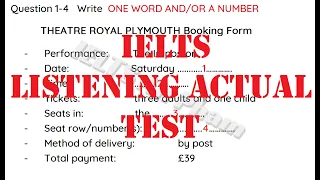 IELTS Listening Actual Test 2024 // Test 3 (With Answers)