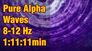 Pure Alpha Waves 8-12 Hz || Pure Frequency || improve memory || reduce stress || reduce pain ||