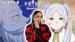 WASN'T PREPARED TO CRY 😭💔 | Sousou No Frieren: Beyond Journey’s End Ep 1 & 2 REACTION/REVIEW!