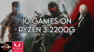 10 Games Tested on Vega 8 - Ryzen 3 2200G & 8GB RAM