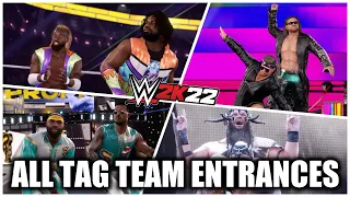 WWE 2K22 All Tag Team Entrance Cinematics
