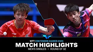 Liang Yanning vs Lin Gaoyuan | MS R32 | WTT Contender Zagreb 2023