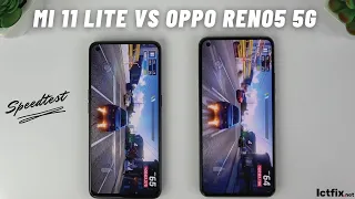 Xiaomi Mi 11 Lite vs Oppo Reno5 5G | Snapdragon 732G vs Snapdragon 765G Speedtest, Camera Comparison