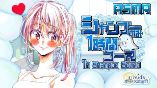 [ASMR] シャンプーのみ1時間コース/1h Shampoo Sound#04 [声なし/No Talking]