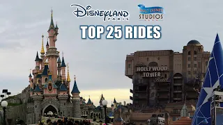 Top 25 Rides at Disneyland Paris Resort