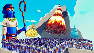 200x PHARAOH vs 4x EVERY GOD - Totally Accurate Battle Simulator TABS