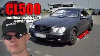 Wie fährt sich der Unsympathisch TV Gewinnspiel Mercedes CL500 C215?